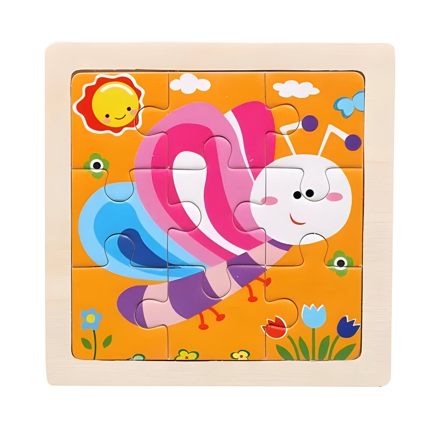 Educational Wooden Shape Sorting Toy for Kids