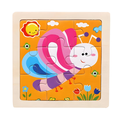 Educational Wooden Shape Sorting Toy for Kids