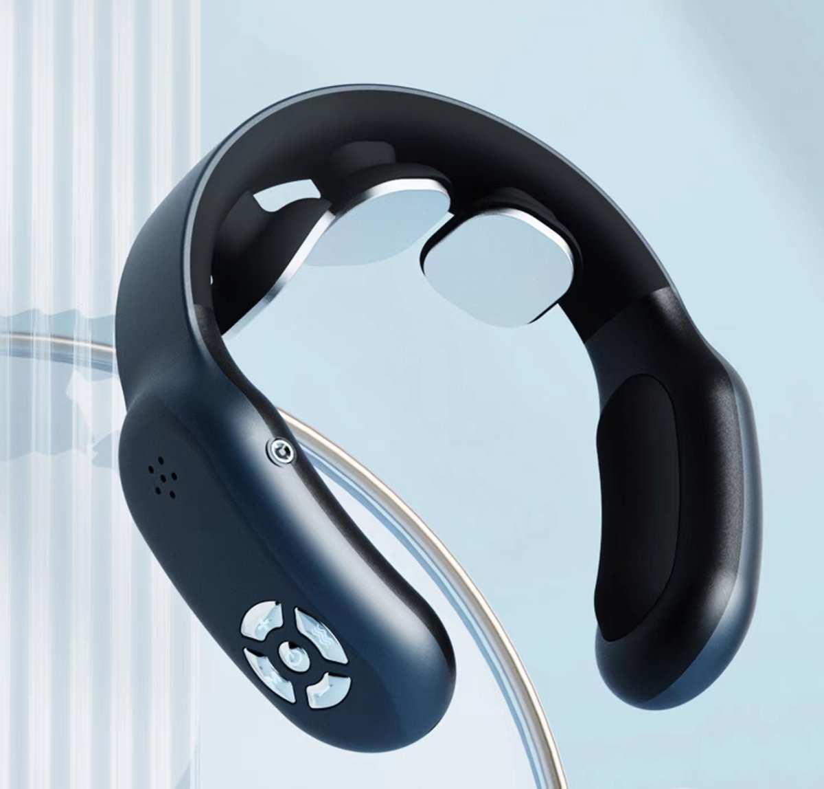 Therapeutic Heated Massage Collar for Neck Pain Relief