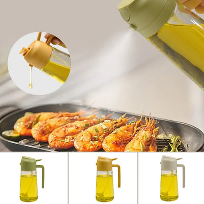 Multi-Purpose Glass Oil Spray Bottle