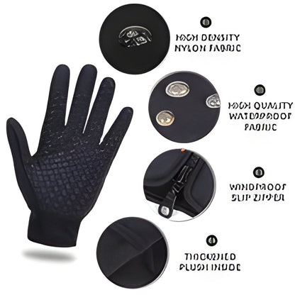 Warm Thermal Insulated Ski Gloves for Men and Women