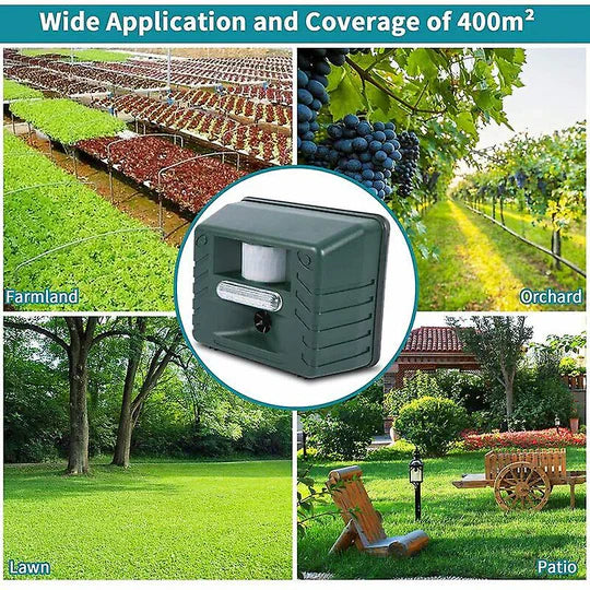 Outdoor Bird Deterrent Ultrasonic Repeller Device