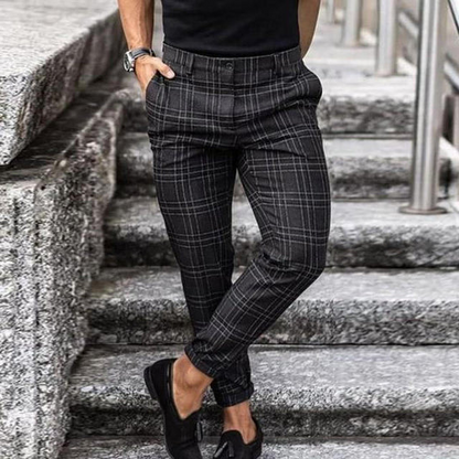 Classic Plaid Trousers