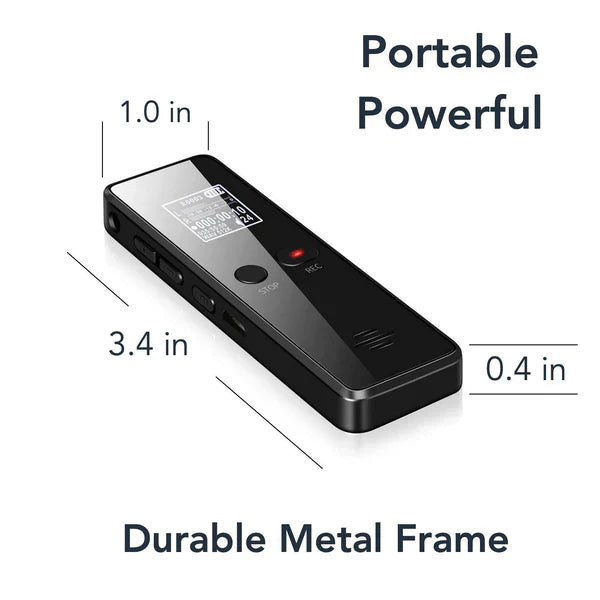 Compact Portable Voice Recorder with Speaker