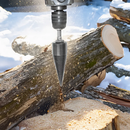 Heavy Duty Log Splitter Drill Attachment