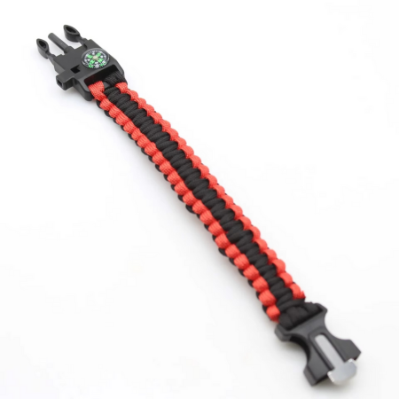 Tactical Survival Paracord Bracelet with Fire Starter - Hehif