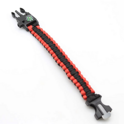 Tactical Survival Paracord Bracelet with Fire Starter - Hehif