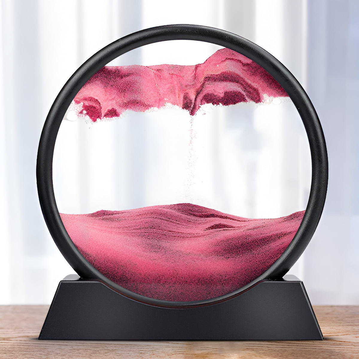Colorful Kinetic Sand Art Decoration