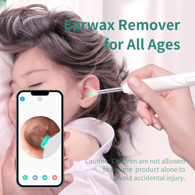 Wireless Ear Cleaner with LED Camera