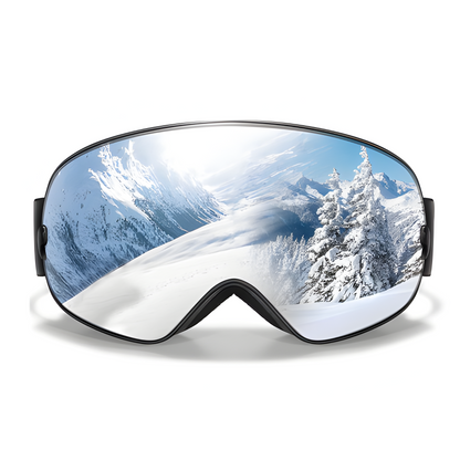 Waterproof Ski Goggles with Fog Proof UV Protection Lens