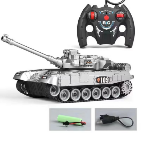 Big Remote Control Battle Tank Toy for Boys - Hehif