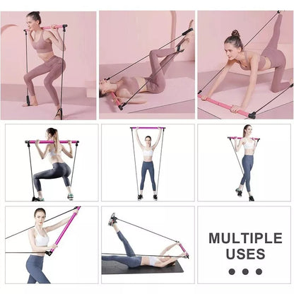 Versatile Home Fitness Bar & Resistance Trainer