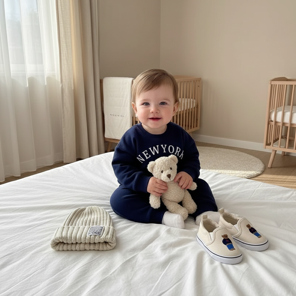Soft Teddy Hoodie and Pant Set for Boys Girls