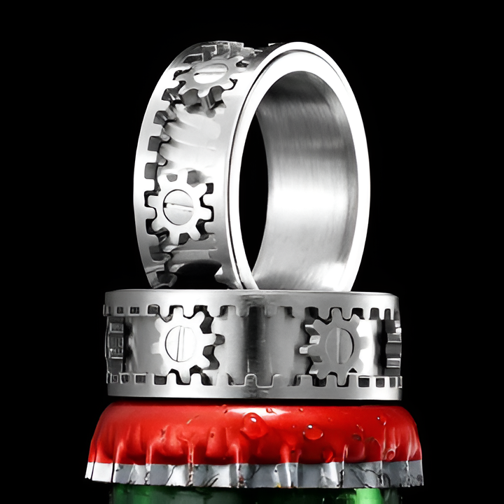 Fidget Ring - Stainless Steel Spinner