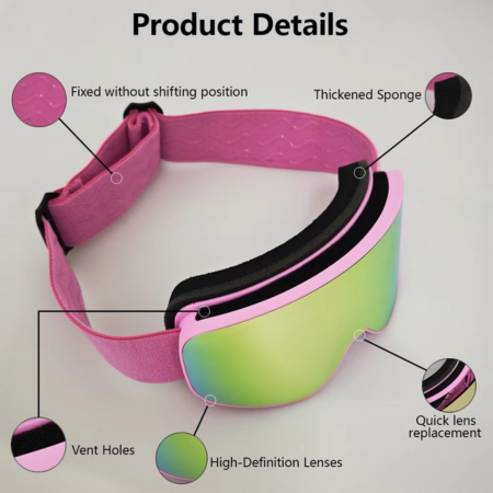 Youth Snow Goggles for Cold Weather Skiing