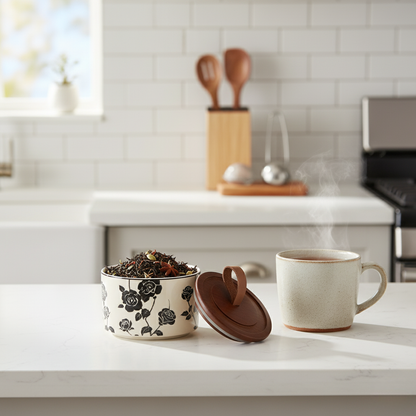 Airtight Kitchen Storage Container for Coffee and Tea
