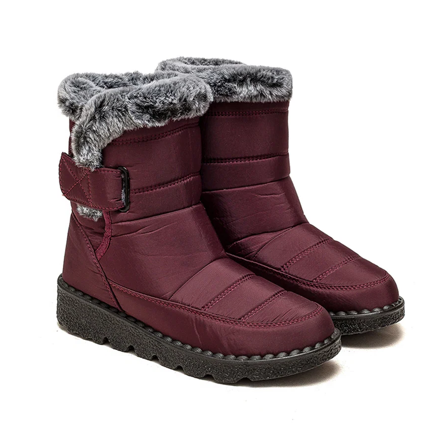 Warm Insulated Waterproof Snow Boots for Women - Hehif