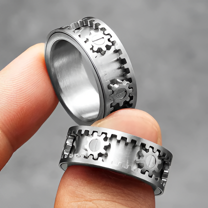 Fidget Ring - Stainless Steel Spinner