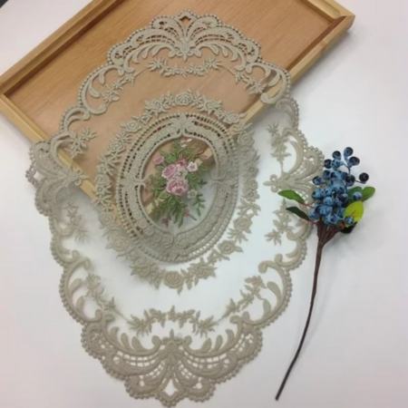 Beautiful Floral Round Tablecloth with Napkins and Coasters