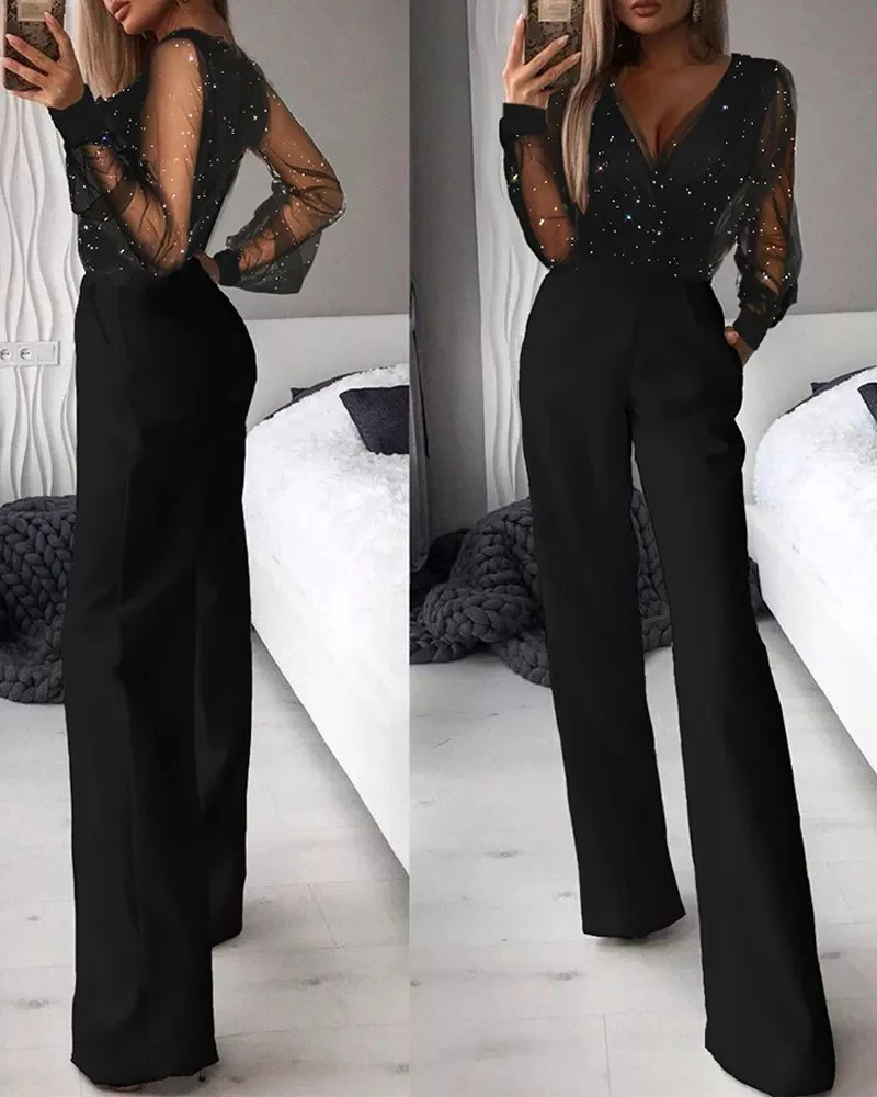 Comfortable One Piece Simple Jumpsuit - Hehif