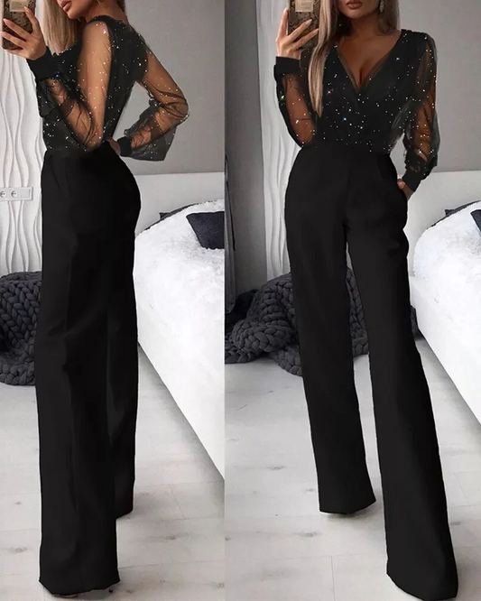 Comfortable One Piece Simple Jumpsuit - Hehif