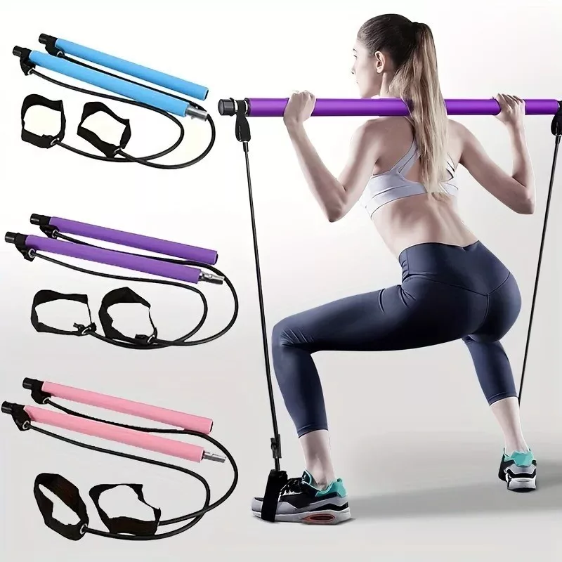 Versatile Home Fitness Bar & Resistance Trainer