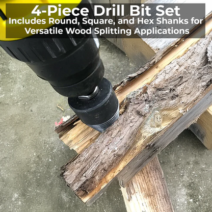 Heavy Duty Log Splitter Drill Attachment