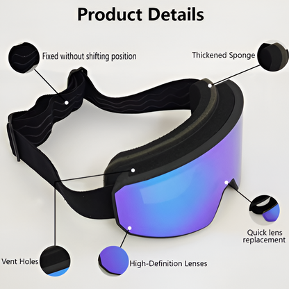 Waterproof Snowboard Goggles for Men and Women Skiers