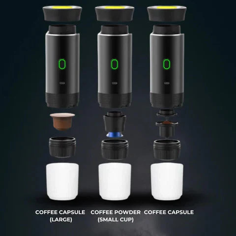 Compact Travel Coffee Brewer 3-in-1