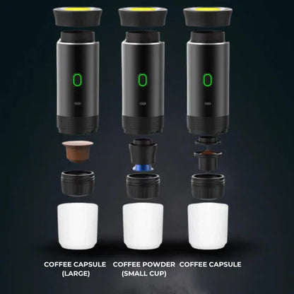 Compact Travel Coffee Brewer 3-in-1