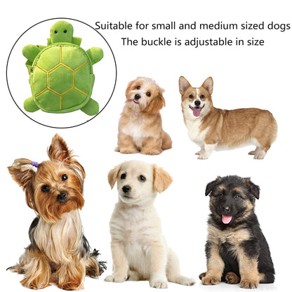 Fun Turtle Pet Treat Bag & Backpack - Comfortable & Compact