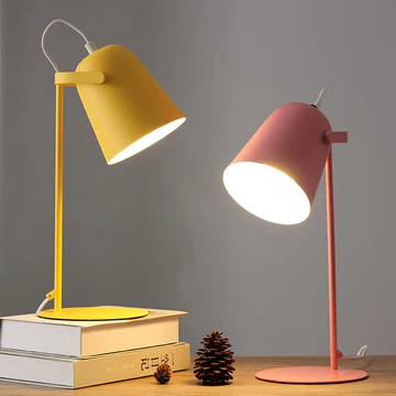 Unique Colorful Metal Desk Table Lamp