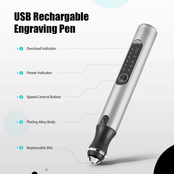 Portable Electric Engraver for Metal, Wood, and Plastic