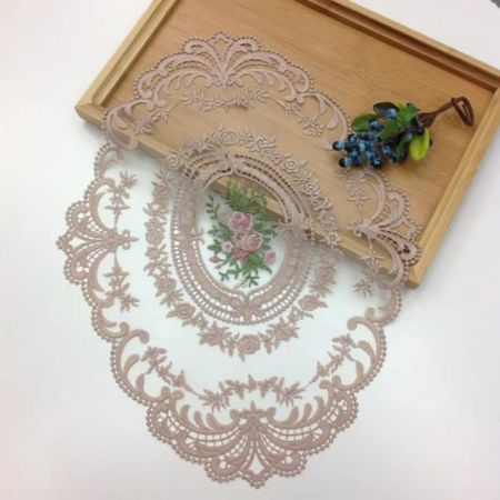 Beautiful Floral Round Tablecloth with Napkins and Coasters