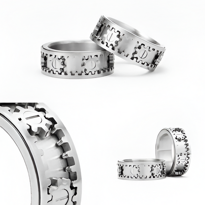 Fidget Ring - Stainless Steel Spinner