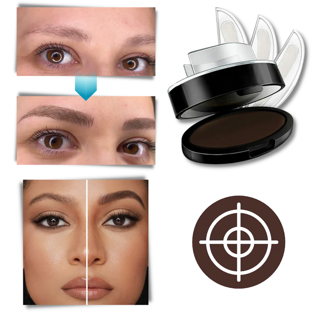Easy To Use Brow Stamp Kit