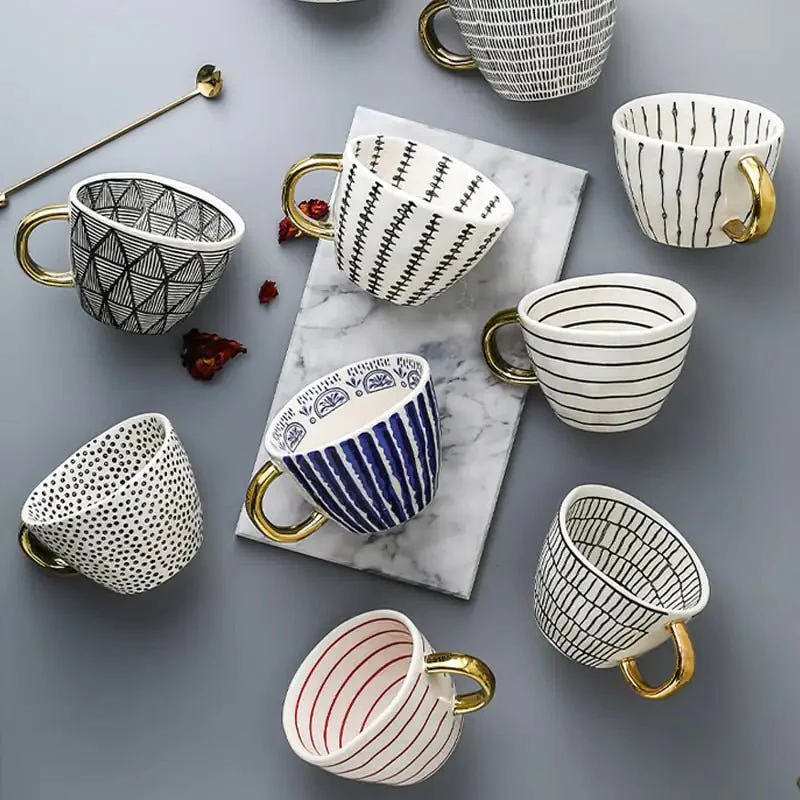 Colorful Artistic Coffee Mugs