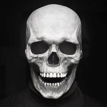 Realistic Full Face Skull Halloween Mask for Adults