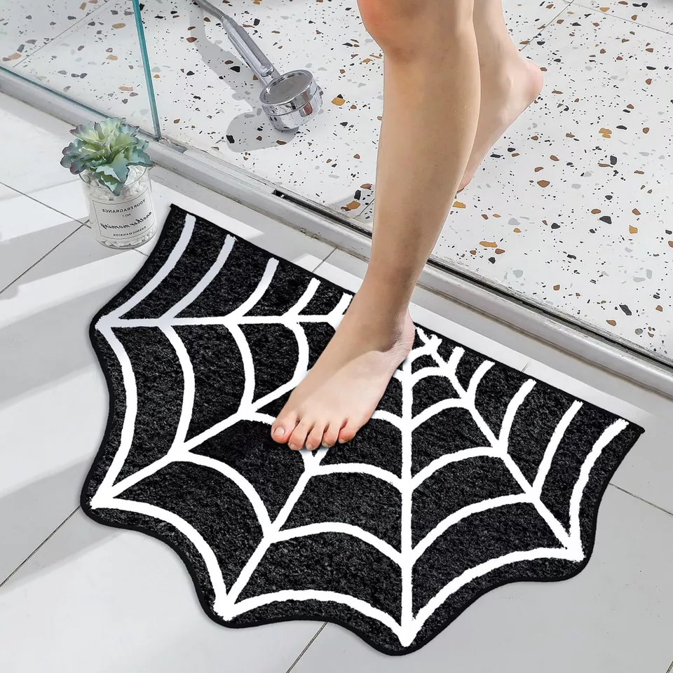Spooky Spider Halloween Floor Mat - Hehif