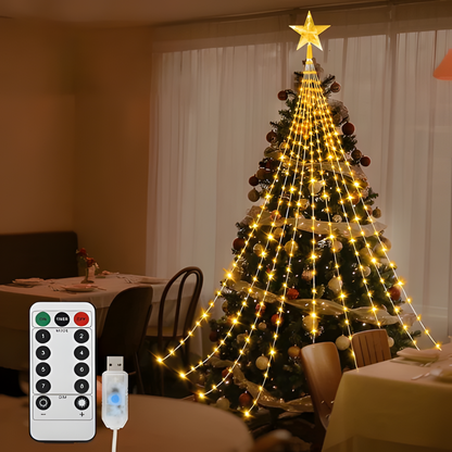 Outdoor String Fairy Lights with 8 Color Modes
