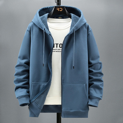 Soft Hoodie Sweater Jacket - Hehif