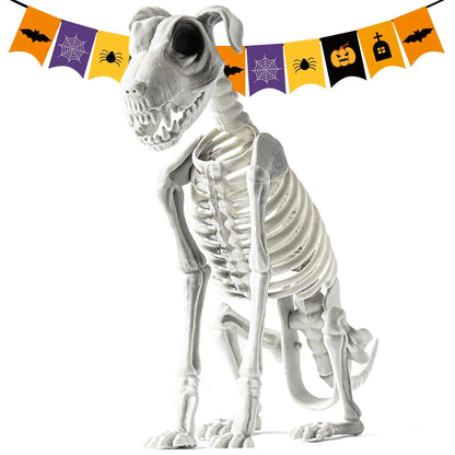 Creepy Dog Figurine Halloween Decoration