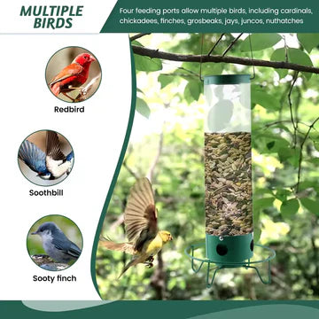 Wildlife Resistant Hanging Bird Feeder