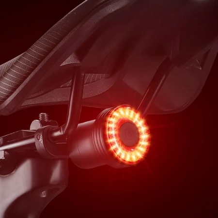 Bright LED Bicycle Rear Light with Motion Sensor - Hehif