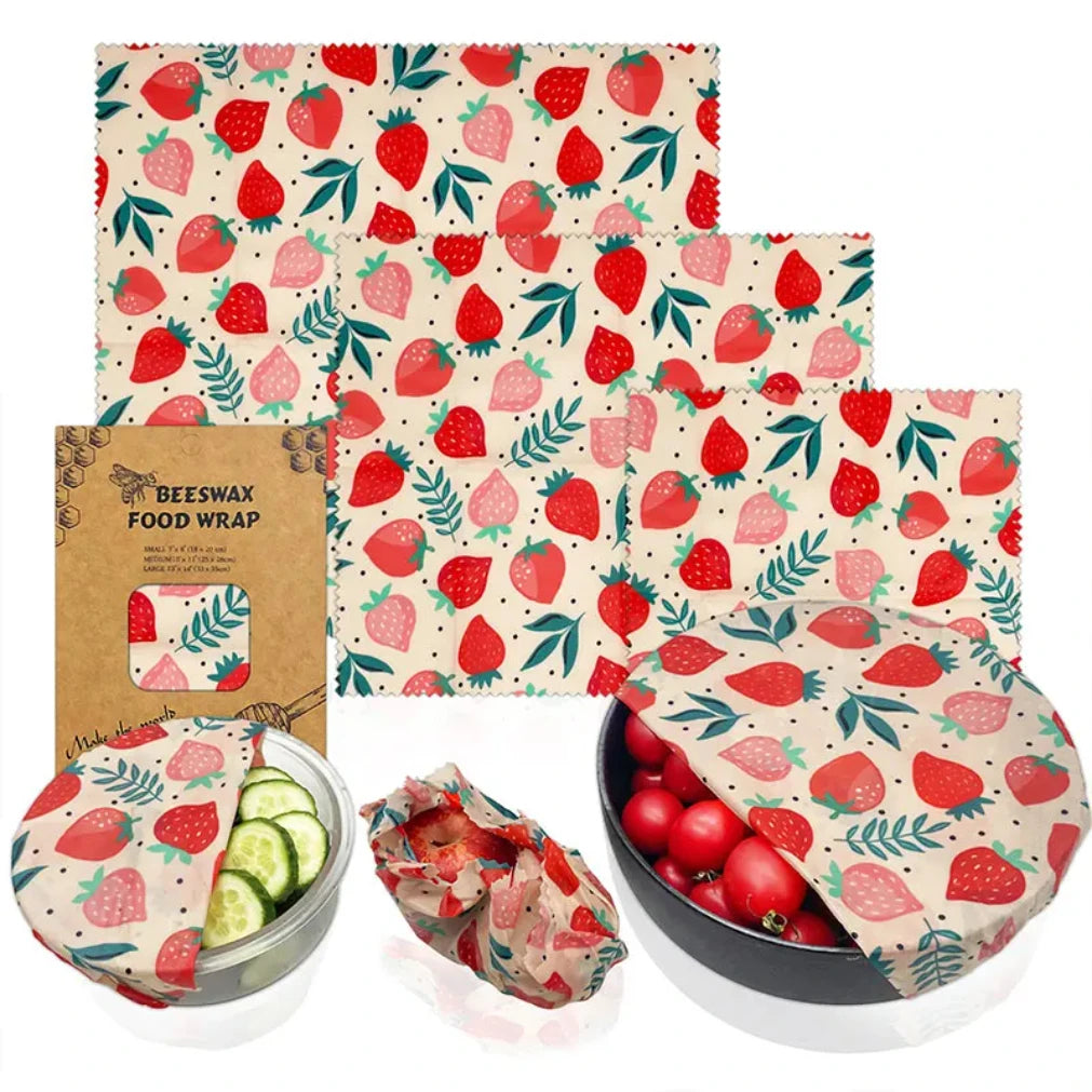 Eco Friendly Reusable Food Storage Wrap Set
