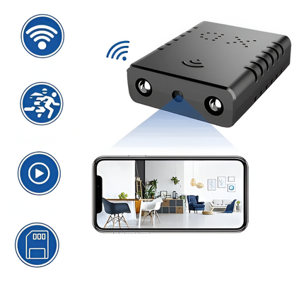 Compact HD WiFi Security Camera with Night Vision