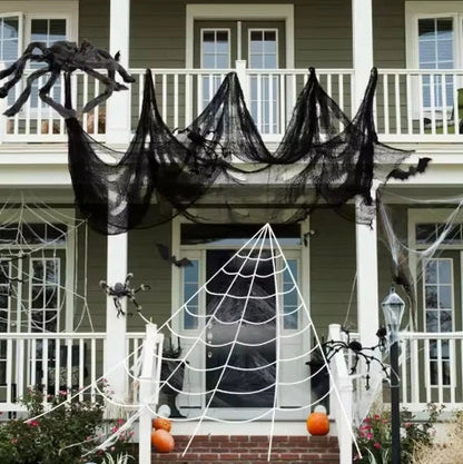Spooky Black Halloween Wall Hanging Curtain