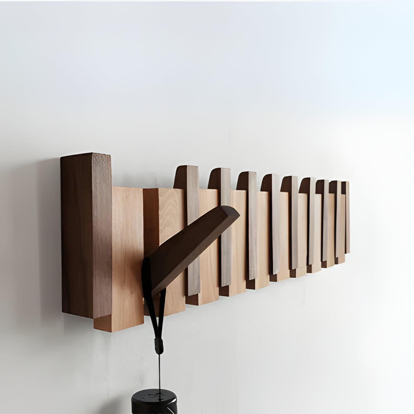 Rustic Wood Entryway Coat Hook - Hehif