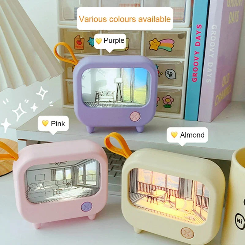 Colorful Small LED Wall Night Lamp