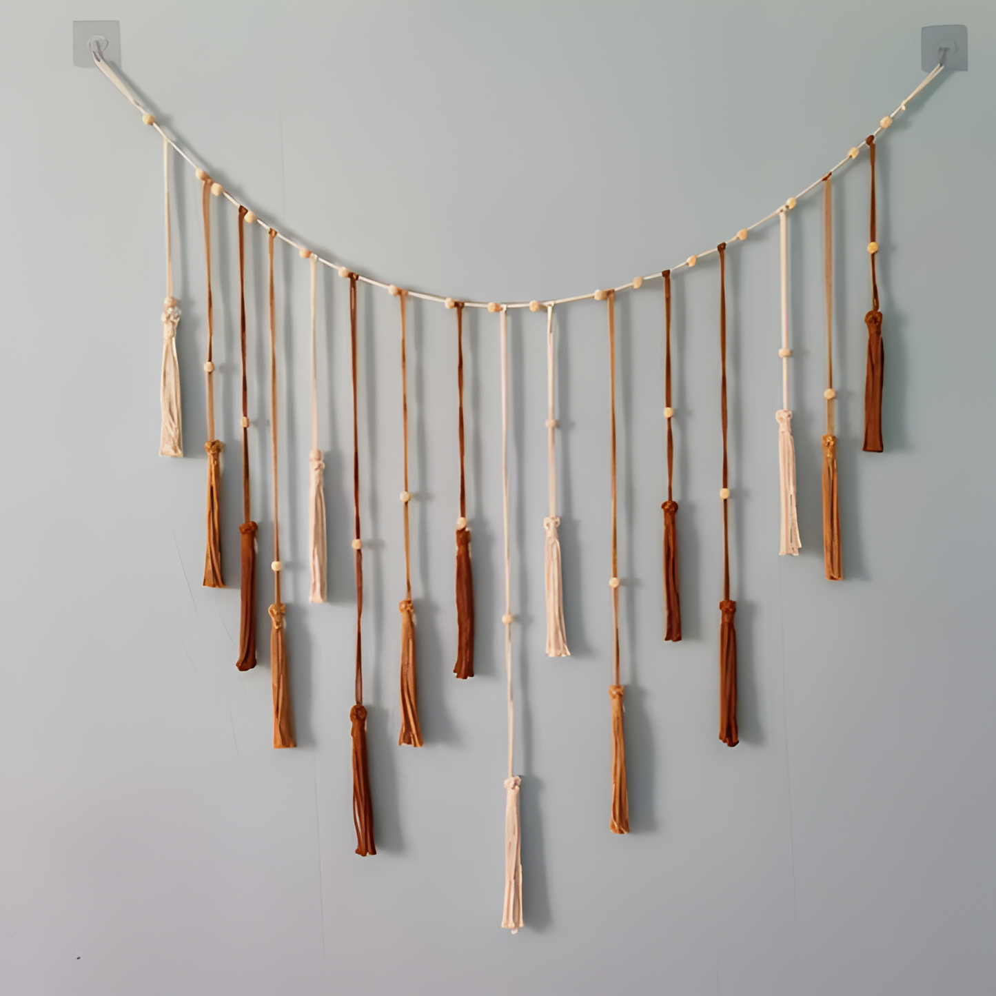 Unique Textile Wall Art, Handmade Boho Decor Hanging